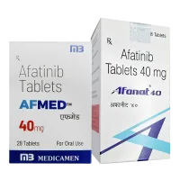 Фото Афатиниб таблетки 40 мг Гиотриф полный аналог :: Afmed, Afanat №28