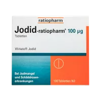 Фото Йодид Ратиофарм (Калия Йодид) ГЕРМАНИЯ Ratiopharm таб. 100мкг №100